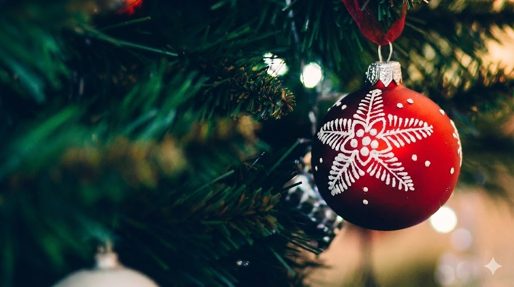 Christmas ornament background